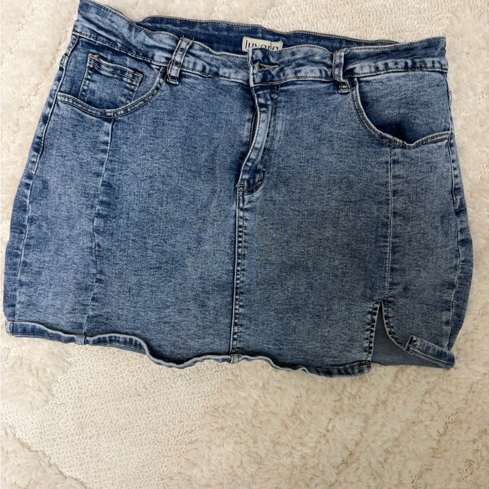 Denim Blue Skort